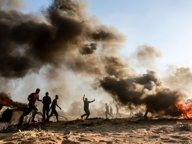 Очередной "марш" на границе Газы; ВВС ЦАХАЛа ответили атаками на провокации
