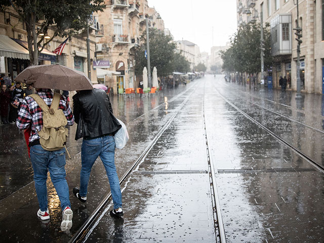 Дождливый ноябрь в Израиле