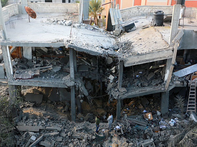 ЦАХАЛ опубликовал видео уничтожения четырех зданий ХАМАСа в Газе