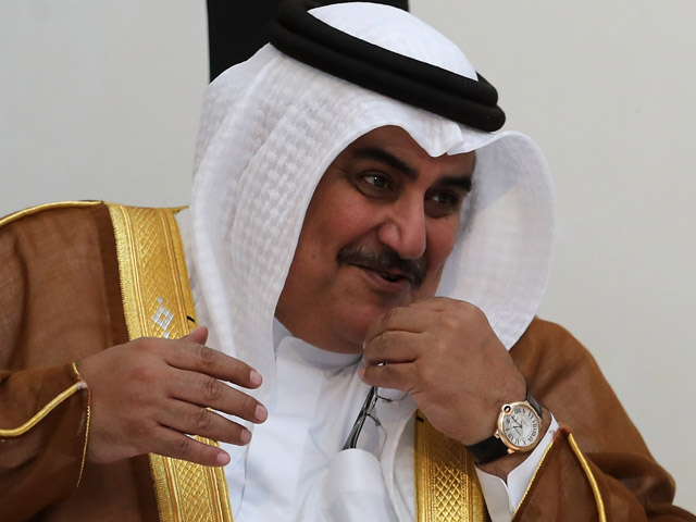 Министр иностранных дел Бахрейна шейх Халид Бин Ахмад аль-Халифа