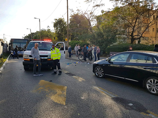 В Яффо автобус сбил юношу, пострадавший в тяжелом состоянии
