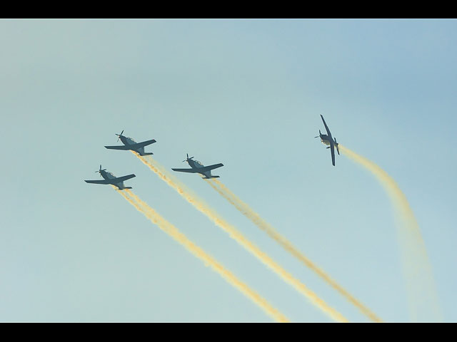 "Крылья ЦАХАЛа": воздушный парад на церемонии выпуска курса военных летчиков  
