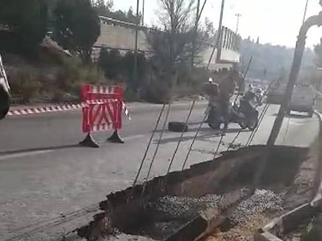 Обрушение моста в Иерусалиме: улица Узи Наркис заблокирована