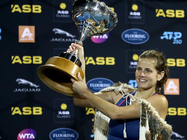 Победительницей теннисного турнира в Окленде, Новая Зеландия, стала Юлия Гергес