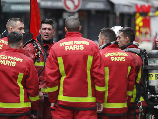 Взрыв бытового газа в центре Парижа