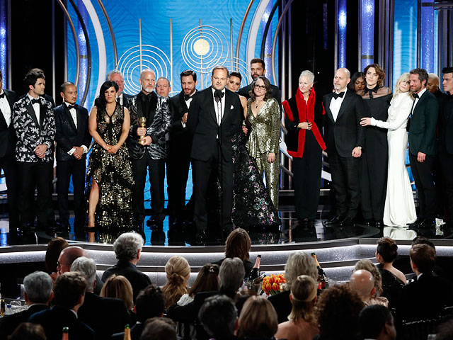 Создатели "The Assassination of Gianni Versace: American Crime Story" на  церемонии "Золотой глобус". 6 января 2019 года 