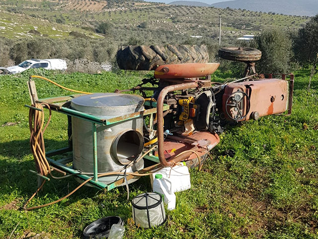 На месте аварии на севере Израиля. 23 января 2019 года