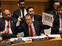 Глава МИД Венесуэлы Хорхе Арреаса на экстренном заседании СБ ООН