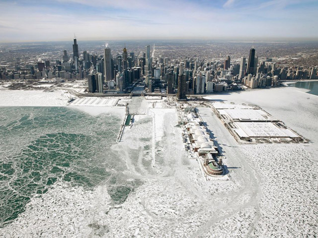 Вид на Чикаго. 31 января 2019 года