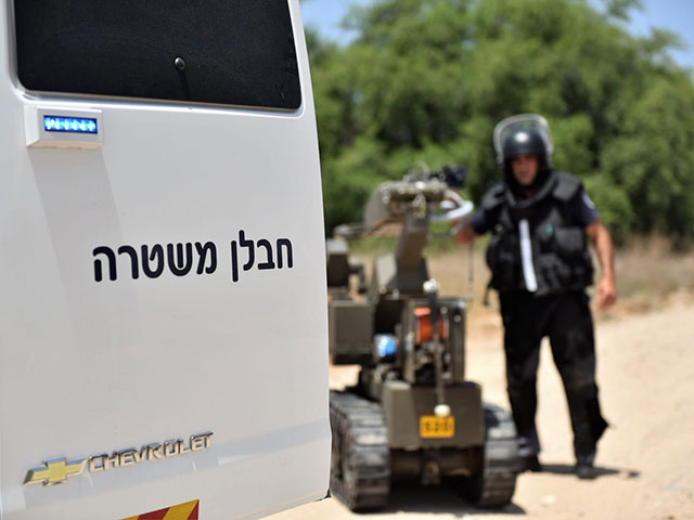 Подозрительный предмет доставлен из Газы в округ Эшколь связкой воздушных шаров