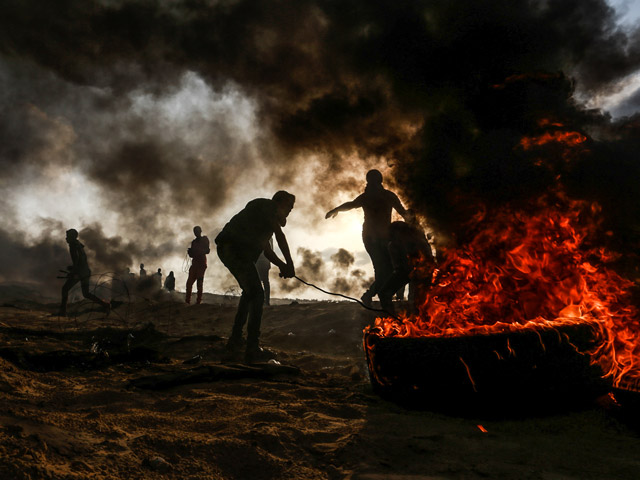 В ответ на "огненные" шары ЦАХАЛ нанес удар по позиции ХАМАС на юге сектора Газы