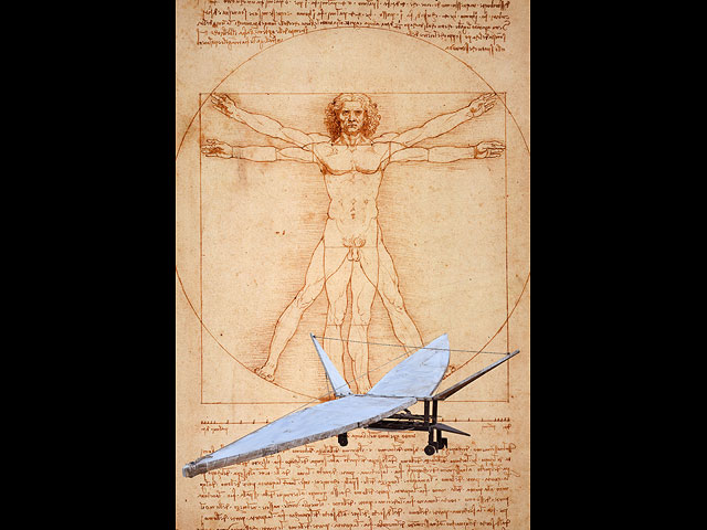 Великий изобретатель Леонардо да Винчи в Тель-Авиве  