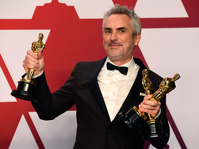 Альфонсо Куарон на вручении "Оскара". 24 февраля 2019 года