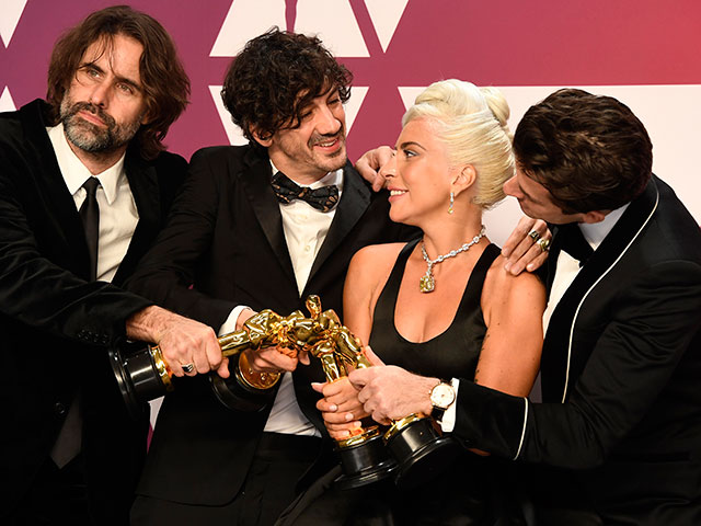 Леди Гага на церемонии  "Оскар". 24 февраля 2019 года