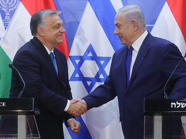 Премьер-министр Венгрии Виктор Орбан и Биньямин Нетаниягу