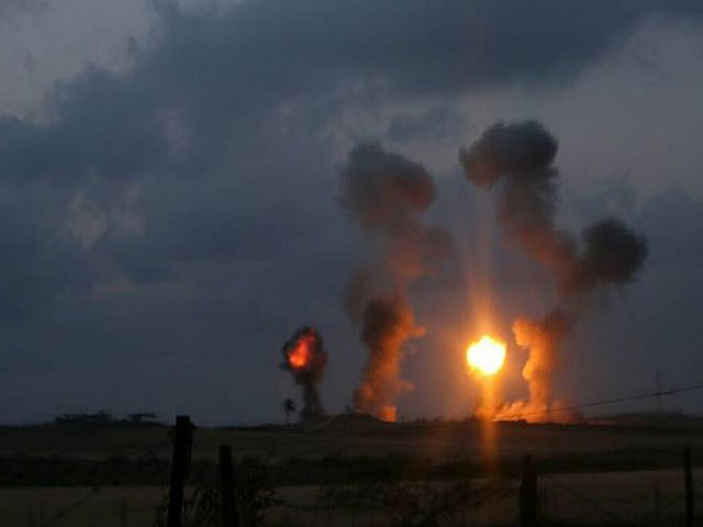 Палестинские источники сообщают о четвертой атаке ВВС ЦАХАЛа в районе Бейт-Хануна