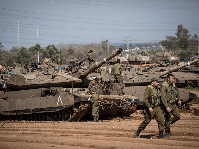 Концентрация сил ЦАХАЛа на границе с Газой
