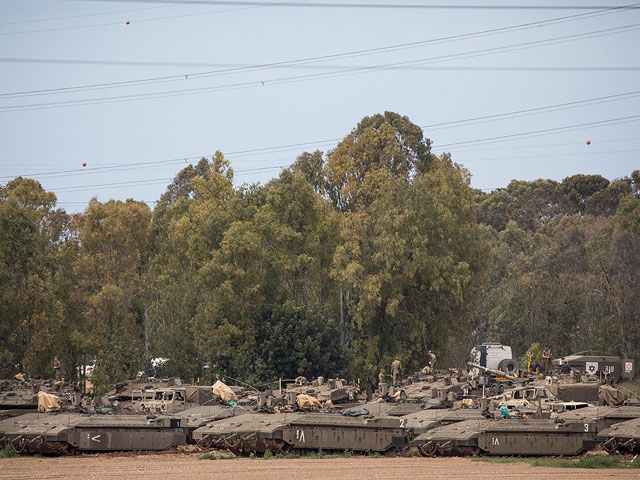 vКонцентрация сил ЦАХАЛа на границе с Газой