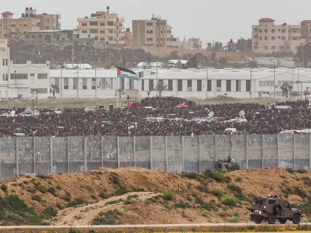 "Марш миллионов" на границе Газы. ХАМАС "проявил сдержанность"