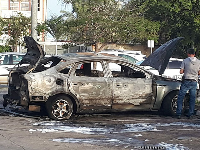 Полиция: причиной взрыва автомобиля в Афуле стало взрывное устройство