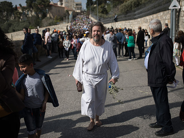 Пальмовое воскресенье в Иерусалиме: христиане празднуют приход мессии