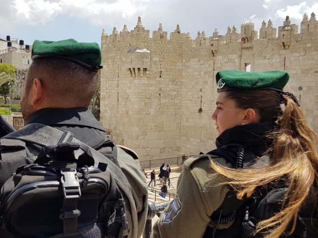 Полиция обеспечивает порядок в Иерусалиме