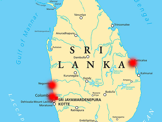"Пасхальные" теракты в церквях и отелях на Шри-Ланке: десятки погибших, сотни раненых