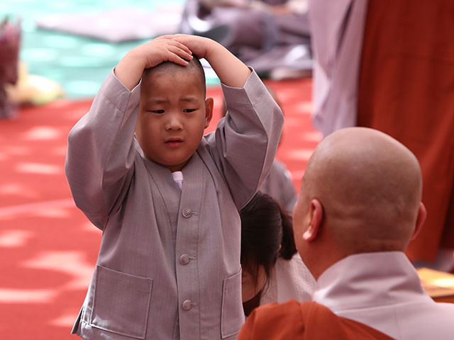     Посвящение в монахи: юные корейцы принимают буддизм