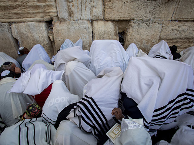 Церемония благословления коэнов в Иерусалиме. 22 апреля 2019 года