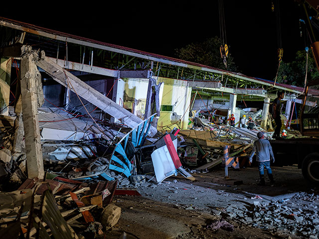 После землетрясения на Филиппинах. 23 апреля 2019 года   