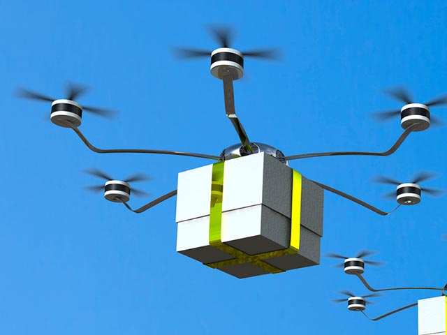 В США стартует новый сервис: доставка товаров с помощью дронов