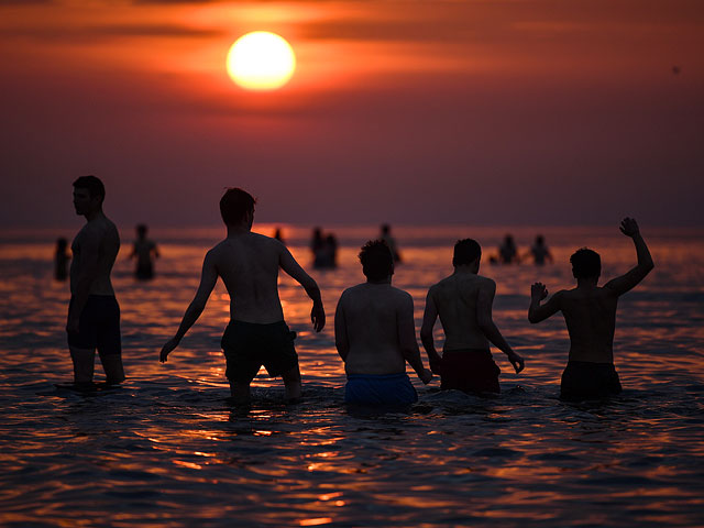 Заплыв в Северном море