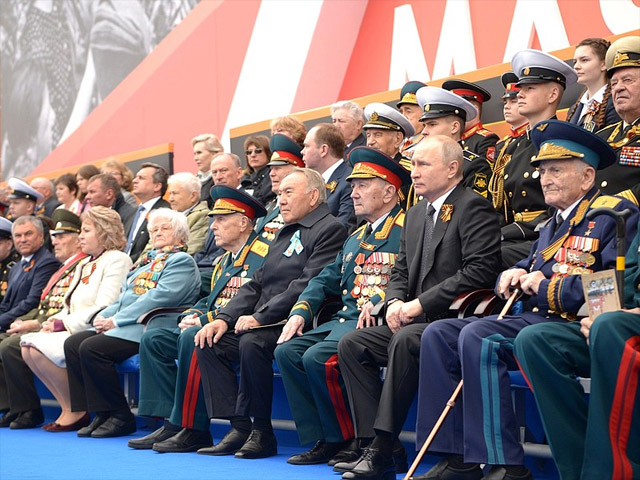 Во время парада Победы в Москве. 9 мая 2019 года