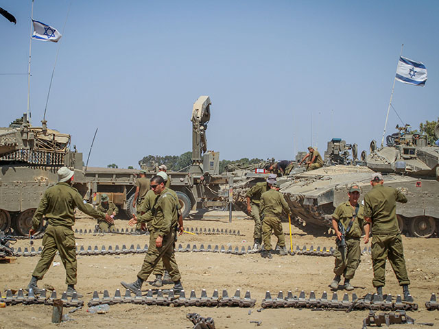 На границе Газы, август 2014 года