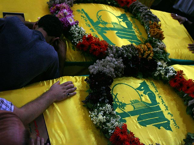 Похороны боевиков "Хизбаллы"