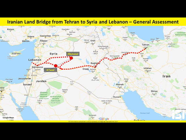 Сухопутный мост для "Хизбаллы" из Ирана в Сирию и Ливан