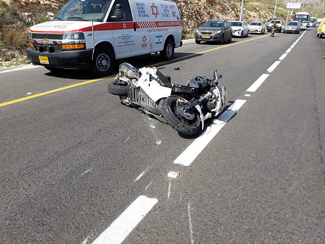 В результате аварии на 38-й трассе пострадал мотоциклист