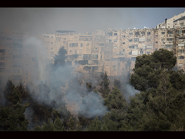 Пожары в Израиле