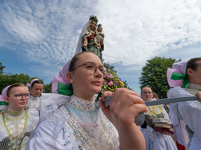 Духов день: месса на немецко-польской границе