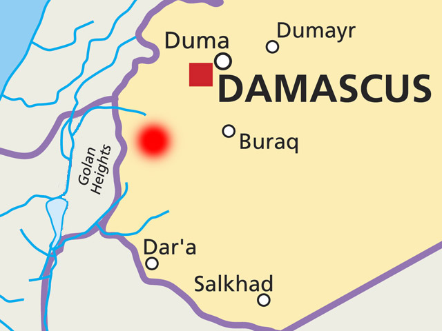 Удары были нанесены по цели в районе населенного пункта Тель аль-Хара (провинция Дараа)