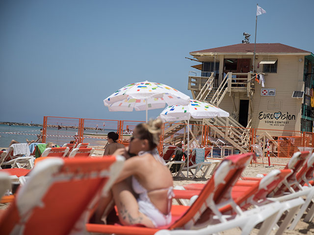     Запрещено купание на пляже Хилтон в Тель-Авиве