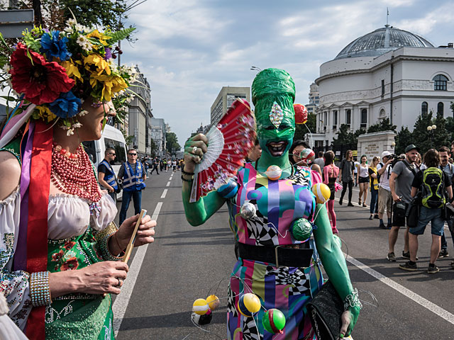 "Марш равенства" в Киеве: шествие активистов ЛГБТ-общины