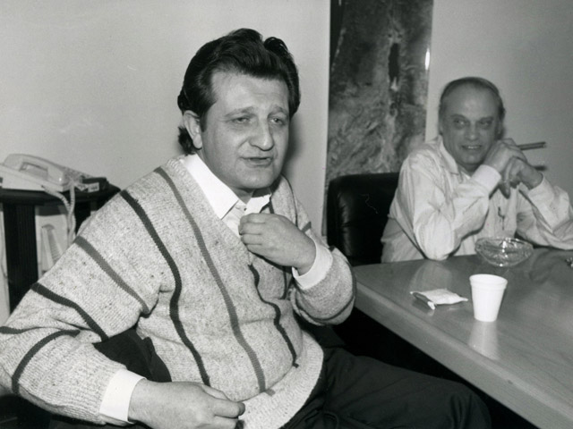 Шабтай Калманович и его адвокат Амнон Зихрони. 1988 год      