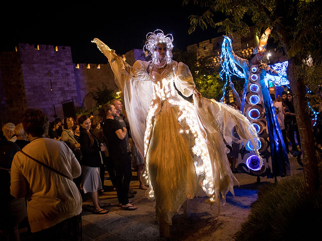 Фестиваль света в Старом городе Иерусалима