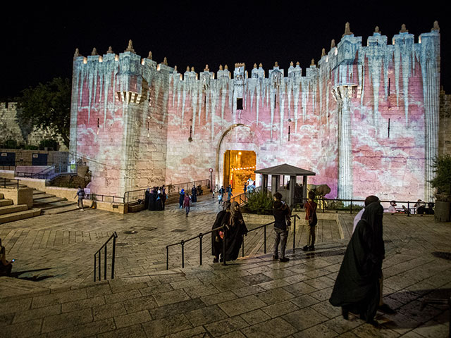 Фестиваль света в Старом городе Иерусалима