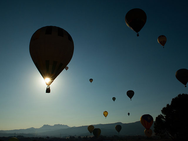 23-й Европейский фестиваль воздушных шаров в из Испании