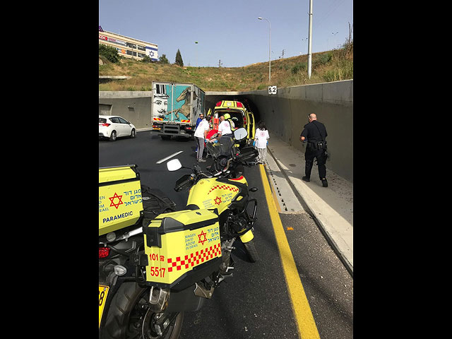 На месте аварии около Иерусалима. 17 июля 2019 года