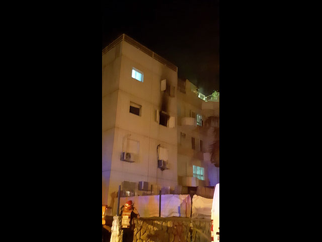 На месте пожара в Рамат а-Шароне, 5 августа 2019 года