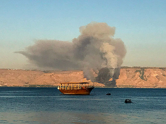 В результате пожара на побережье Кинерета пострадал заповедник Сусита