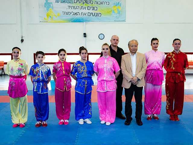 Посол Китая в Израиле со сборной федерации ушу